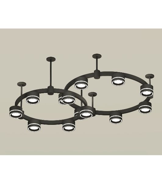 Светильник Ambrella light XR92221004/13 SBK/FR черный песок/белый матовый GX53 (A9222, A9227, C9238, C9232, N8434)