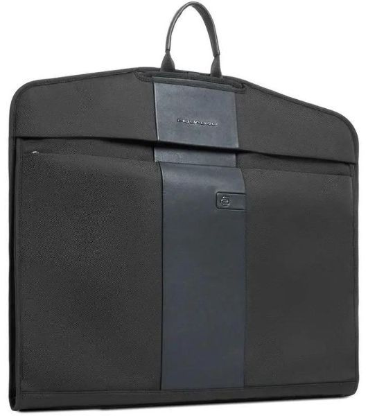 Сумка портплед Piquadro Brief2 PA7047BR2/N черная нейлон/натур.кожа