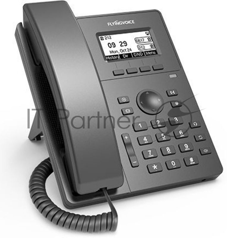 Телефон IP Flyingvoice P10G черный