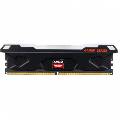 Оперативная память AMD Radeon Entertainment Series, DDR5, 32GB (1x32GB), 4800 MHz, CL40, с радиатором, черный, RGB