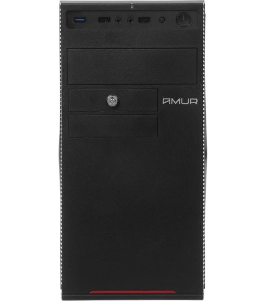 Компьютер Amur Нарвал B7I21 MT i3 12100 (3.3) 16Gb SSD 256Gb UHDG 730 FreeDOS GbitEth 400W мышь клавиатура черный (RUS) (2147002)