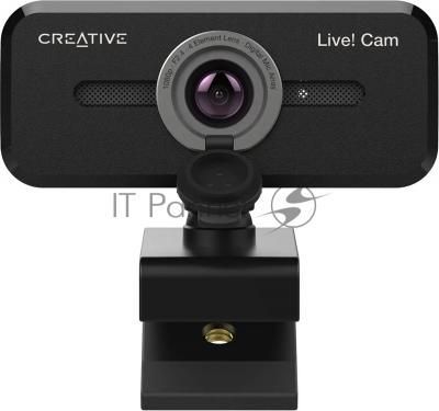 Веб-камера Creative Live! Cam Sync 1080p V2 1920x1080, 30 кадр/с, USB Type-A, микрофон, шторка приватности, универсальное крепление