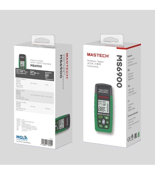 Цифровой измеритель влажности материалов MS6900