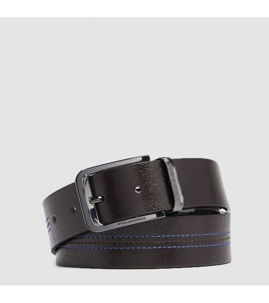 Ремень мужской Piquadro Blue Square CU6742B2/MON 125х3.5 см коричневый/черный натур.кожа