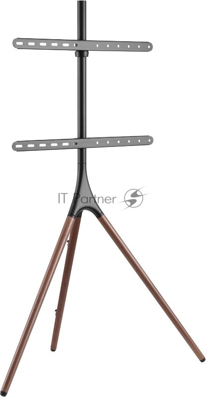 Подставка для телевизора Cactus CS-ST1246BKWN черный/орех, 45"-65" макс. 32 кг, напольный
