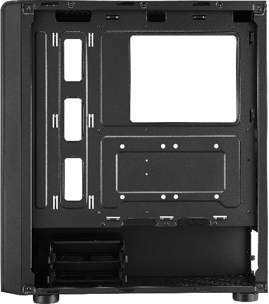 Компьютерный корпус без блока питания Cooler Master Elite 500, 2xUSB3.2, 1x120Fan, w/o PSU, Black, w/o ODD, Window TG left panel, ATX