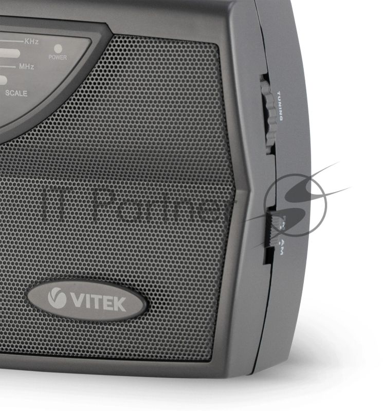 Радиоприемник Vitek VT-3591 (GY) LED индикатор Телескопическая антенна Тип батареек	UM-1