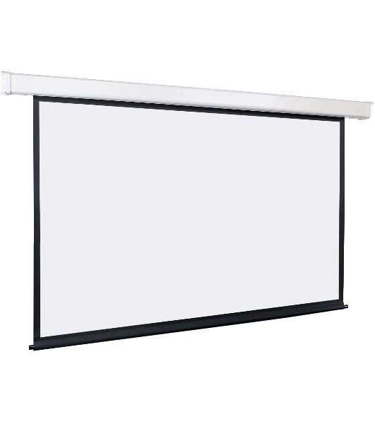 Экран с электроприводом Lumien Master Control 211x366 см (162"), рабочая область 201х358 см, Matte White FiberGlass, верхн. черная кайма 35 см, черная кайма по периметру 4 см 16:9