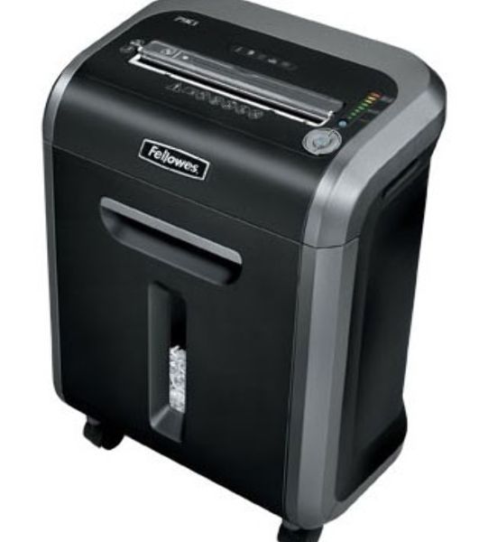 Шредер Fellowes 79Ci. (14 листов), 23 литра, 3,9х38 мм (класс 3), 100%Jam Proof, уничтожает: скобы/скрепки/карты/CD