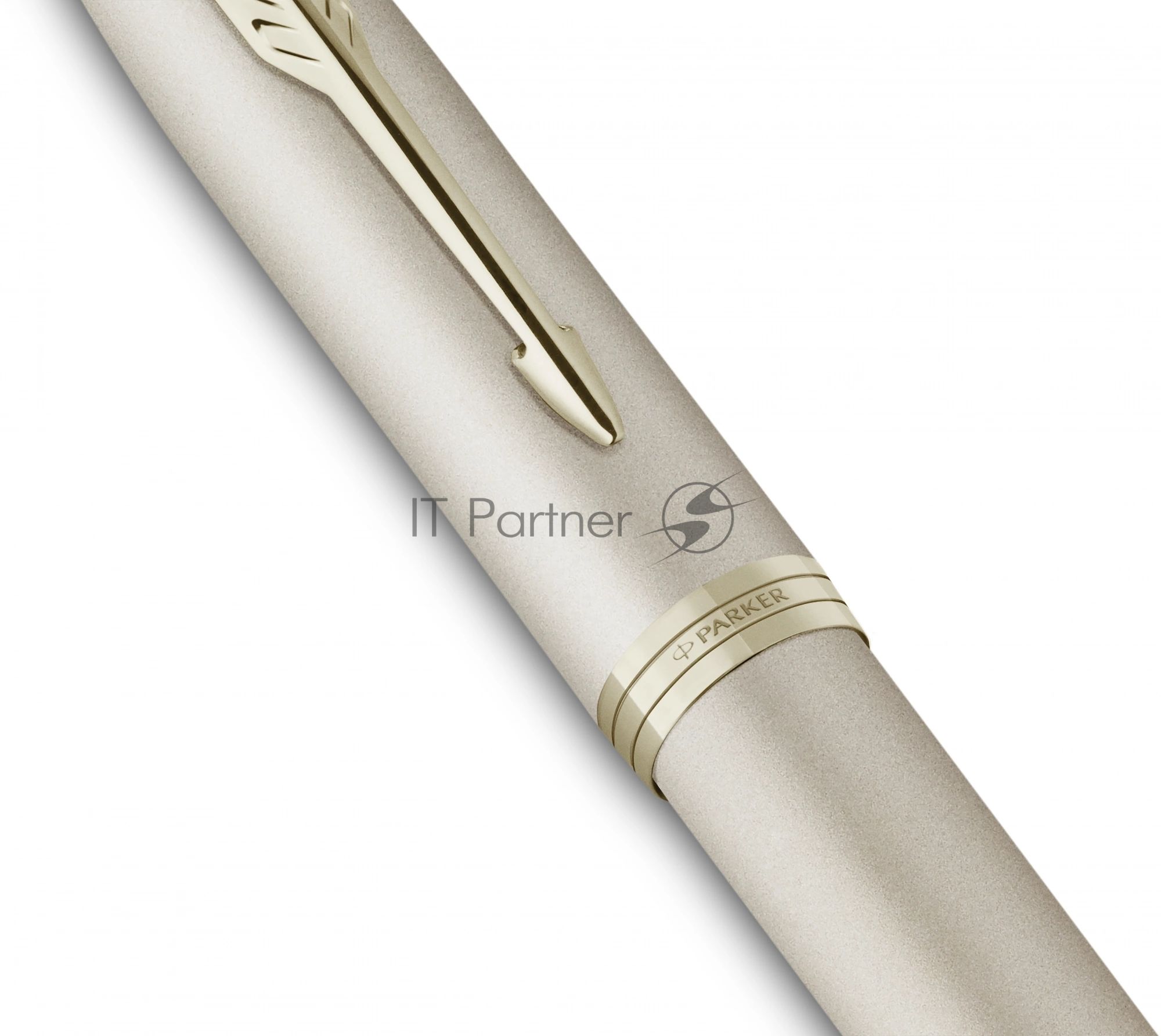 Ручка перьевая Parker IM Monochrome F328 (2172953) Champagne PVD F сталь нержавеющая подар.кор.