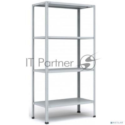 Стеллаж MS 200KD/100x40/4 (Размеры внешние (ВхШхГ) 2000х1000х400 мм, 4 полки, с разборной стойкой) [S24099244402]