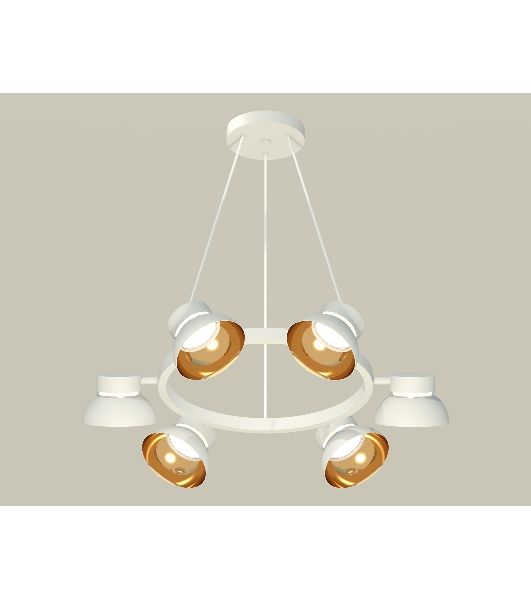 Светильник Ambrella light XB9191101/6 SWH/PYG/CL белый песок/золото желтое полированное/прозрачный GX53 (C9191, N8144)
