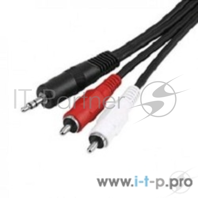 Кабель 5bites AC35J2R-020M 3.5 Jack/M - 2*RCA/M, 2м, стерео