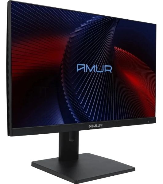 Моноблок Amur Тигр H6I12 23.8" Full HD i3 12100 (3.3) 16Gb SSD512Gb UHDG 730 FreeDOS GbitEth WiFi BT 120W клавиатура мышь Cam черный 1920x1080 (RUS)