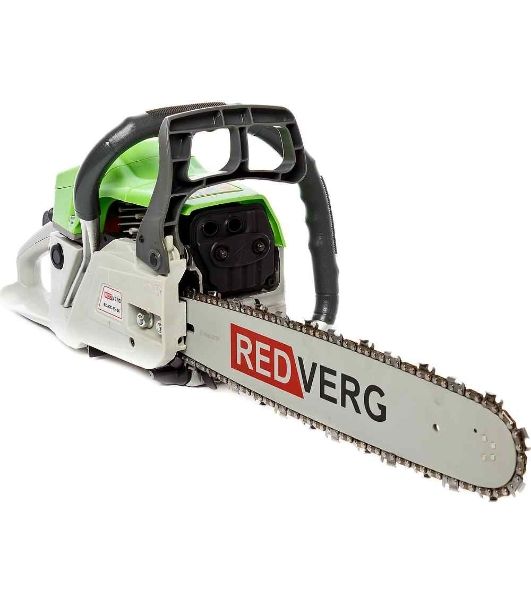 Бензопила RedVerg RD-GC45-16. 1800 Вт,2.40 л.с.,45,0 см3, длина шины 40 см