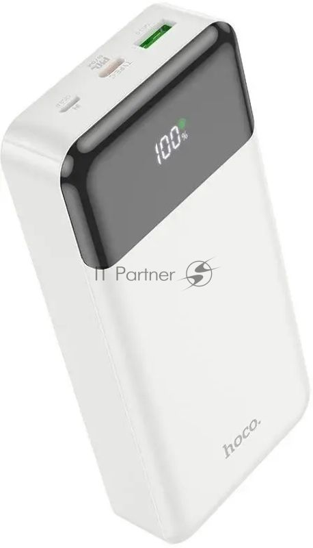 Портативный аккумулятор Hoco J102A Cool figure 20000mAh QC/PD 20W 5A USB-A/USB-C белый (J102A COOL FIGURE белый)