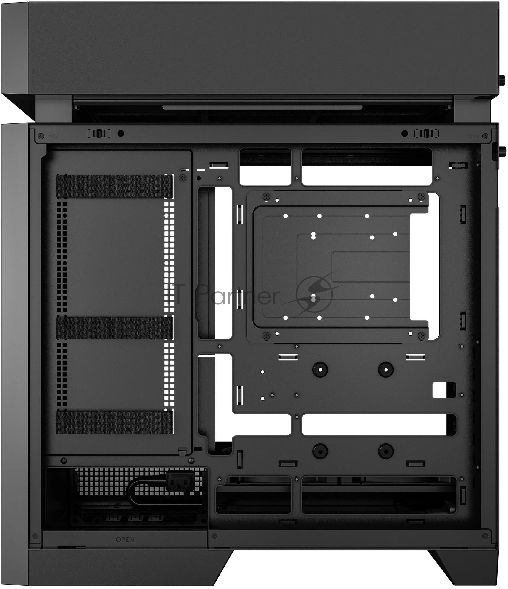 Корпус DeepCool CL660, Midi-Tower, чёрный, 2 x 120 мм