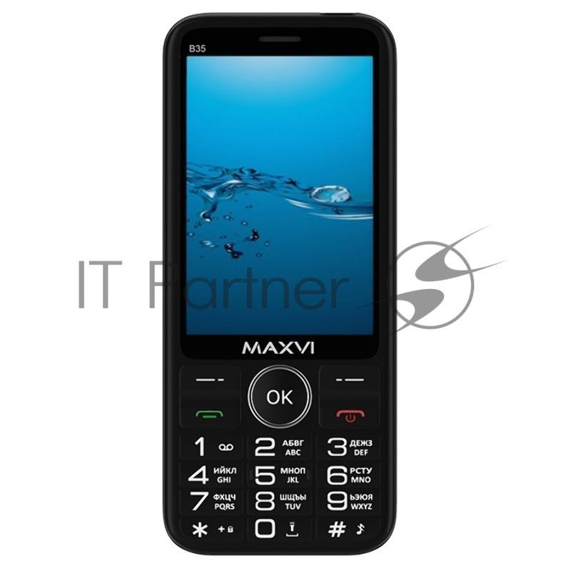 Мобильный телефон Maxvi B35 черный