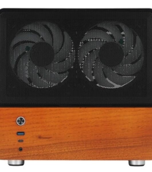 Корпус Jonsbo V12, Micro-Tower, белый, 2 x 120 мм
