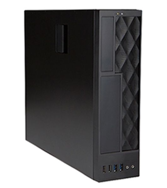 Компьютерный корпус Slim Case InWin CE052S Black 300W 2хUSB 3.0+2хUSB 2.0+AirDuct+Fan+Audio mATX
