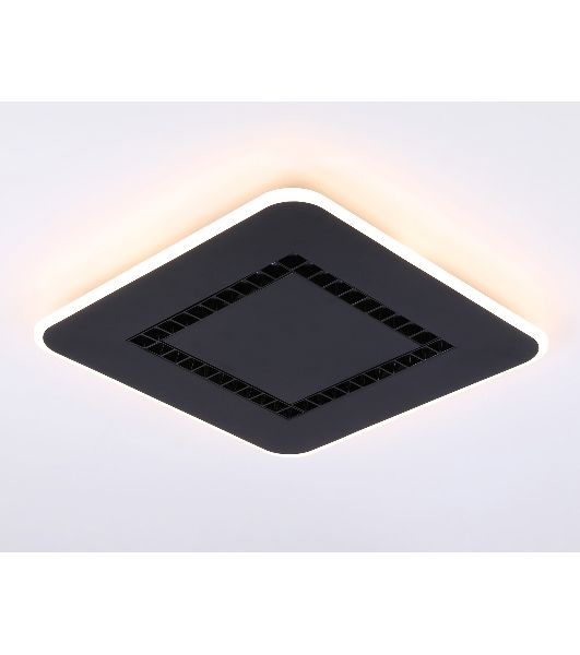 Светильник Ambrella light FL51419 BK черный 3000K/4200K/6400K 68W 488*488*40 (ПДУ ИК)