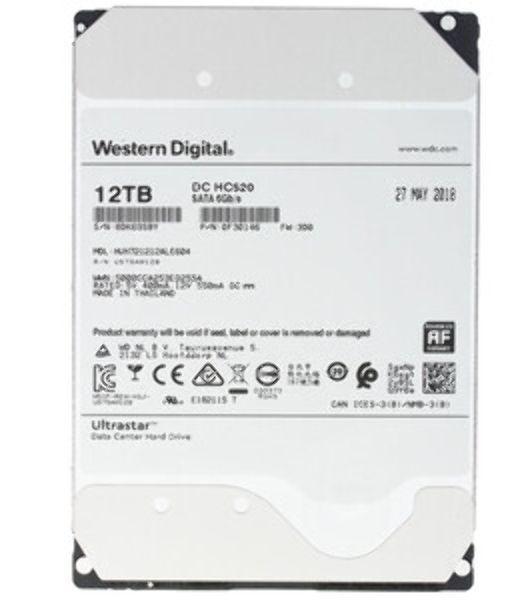 Жесткий диск HDD WD SAS Server 26Tb Ultrastar DC HC590 7200 12Gb/s 512MB 1 year warranty (replacement ST24000NM007H, MG11SCA24TE)