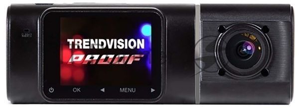 Видеорегистратор TrendVision Proof PRO GPS, 1920x1080, 1.5", с камерой заднего вида, GPS/ГЛОНАСС, G-сенсор, датчик движения