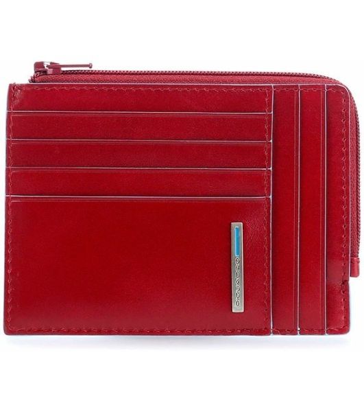 Чехол для кредитных карт Piquadro Blue Square PU1243B2R/R красный натур.кожа