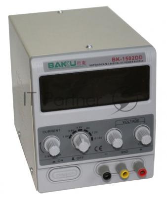 Лабораторный блок питания BAKU BK-1502DD 0-2А, 0-15 В