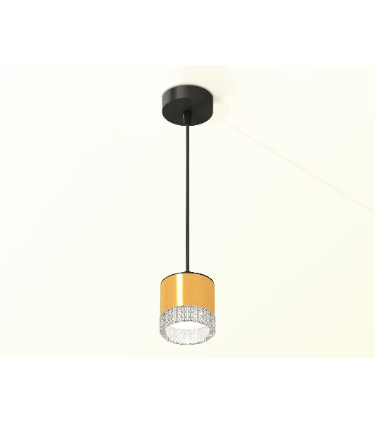 Светильник Ambrella Light XP8121030 PYG/CL/SBK золото желтое полированное/прозрачный/черный песок GX53 (A2333, C8121, N8480)