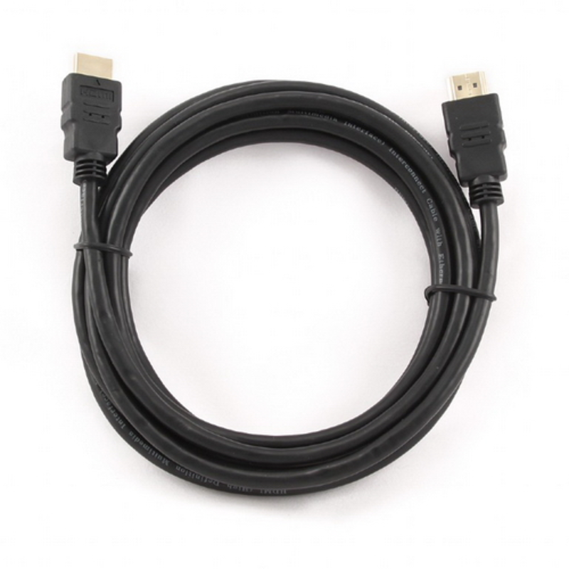 Кабель Cablexpert HDMI CC-HDMI4-10, 19M/19M, v2.0, медь, позол.разъемы, экран, 3м, черный, пакет
