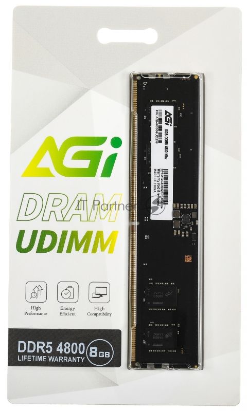 Оперативная память AGI, DDR5, 8Gb (1x8Gb), 4800MHz, CL40, DIMM