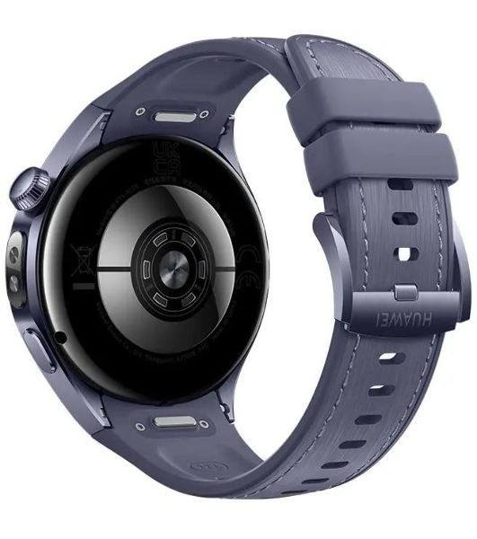 Умные часы Huawei Watch 5 Rates-L39L, 1.5" LTPO AMOLED, Wi-Fi, Bluetooth, NFC, IP69, серый / пурпурный