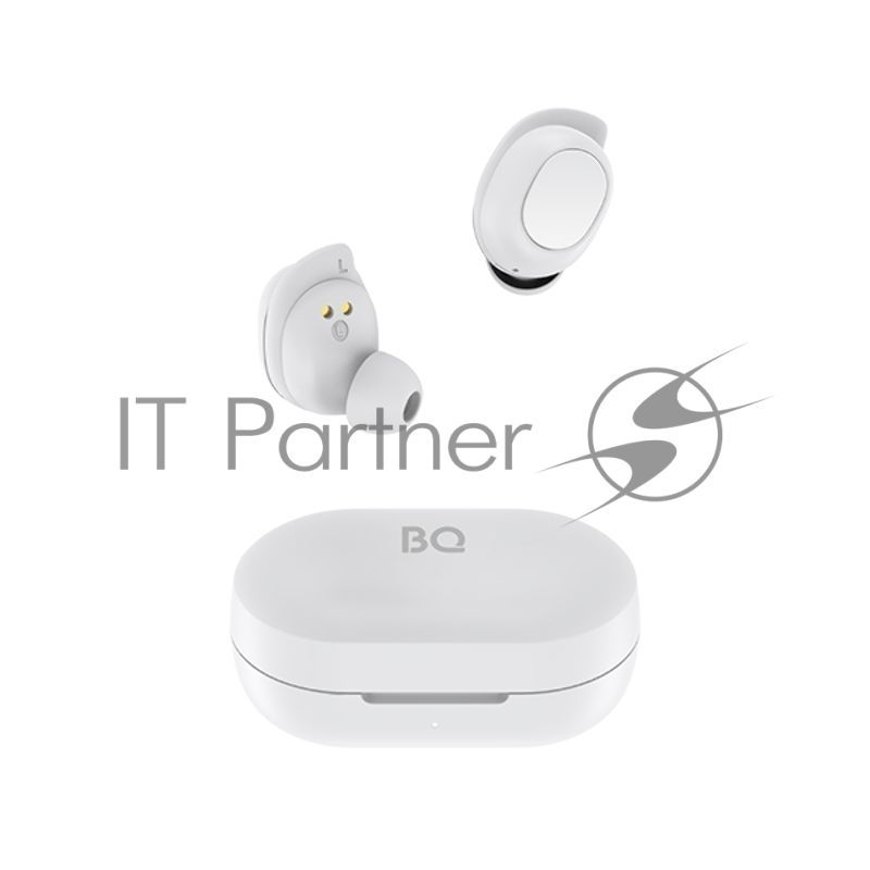 Наушники TWS BQ BHS-05 белый, внутриканальные, Bluetooth