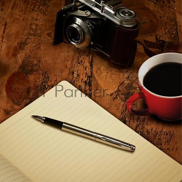 Набор ручек Parker Jotter Core FK61 (CW2093258) Stainless Steel CT сталь нержавеющая, подарочная коробка ручка перьевая, ручка шариковая