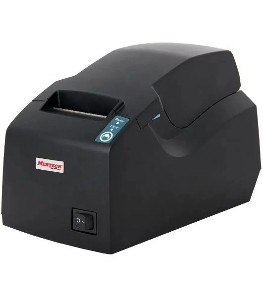 Чековый принтер Mertech G58 прямая термопечать, 203 dpi, 100 мм/сек, Ethernet, RS-232, USB, черный