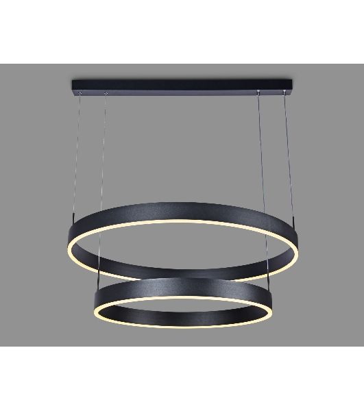 Светильник Ambrella light FA6618/2 BK черный 119W D600/800*750 (ПДУ РАДИО 2.4G)