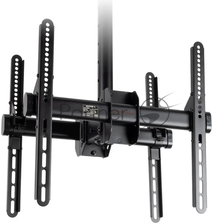 Кронштейн для телевизора Arm Media LCD-1850 черный, 26"-65" макс. 90 кг, потолочный, поворот и наклон