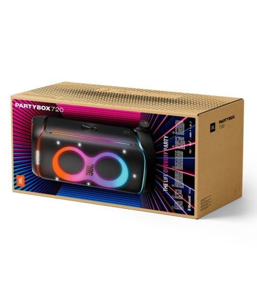 Минисистема Hi-Fi JBL PartyBox 720 черный/оранжевый 800Вт USB BT