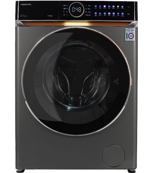 Стиральная машина HIBERG i-DDQ10 - 814 Sd Темно-серый загр. фронтальная макс.: 8 кг 1400 об/мин класс: А+++