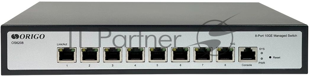 Коммутатор ORIGO OS6208/A1A, 8×10 Гбит/с, управляемый