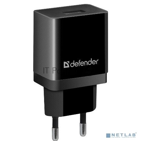 Сетевой адаптер Defender 1xUSB, 5V/2.1А, пакет, черный (EPA-10)