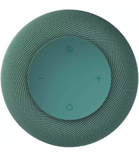 Умная колонка VK Капсула Мини, 5Вт, компактная, 1 динамик, Маруся, LED-часы, Wi-Fi, Bluetooth, хвойно зеленый