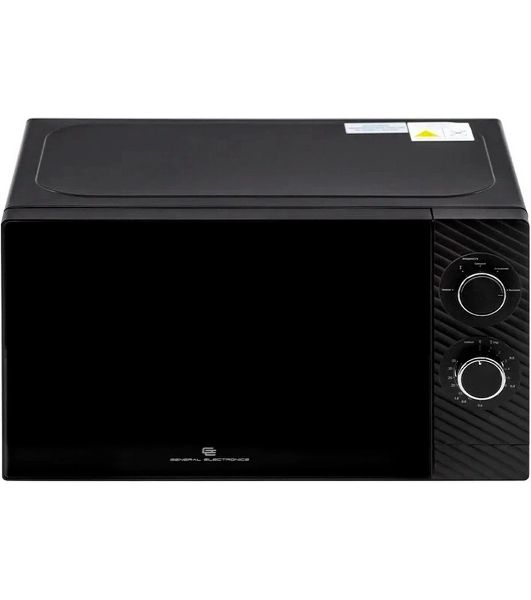 Микроволновая печь General Electronics GE-MS120B черный, 20 л, 700 Вт, переключатели - поворотный механизм