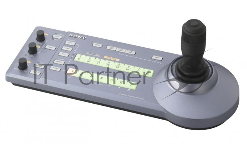 Пульт Sony RM-IP10 управления камерами SONY серии BRC или EVI. Позволяет управлять 112 камерами BRC по IP-сети или 7 камерами по обычной сети VISCA. В системе можно использовать до 5 панелей дистанционного управления.