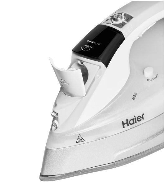 Утюг Haier HI-601 белый, 3100 Вт, 60 г/мин, 200 мл