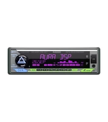 Автомагнитола AURA INDIGO-879DSP, 1 DIN, Bluetooth, USB Type-A, AUX, пульт ДУ