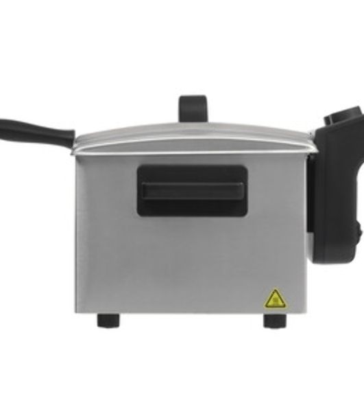 Фритюрница Kitfort KT-2025 серебристый/чёрный, 3270 Вт, 5 л, 1.2 кг, съёмная чаша