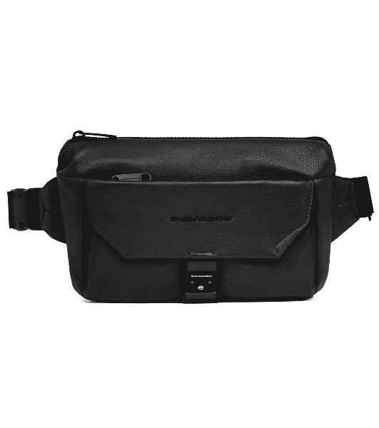 Сумка на пояс Piquadro Than CA6617S135/N черный натур.кожа
