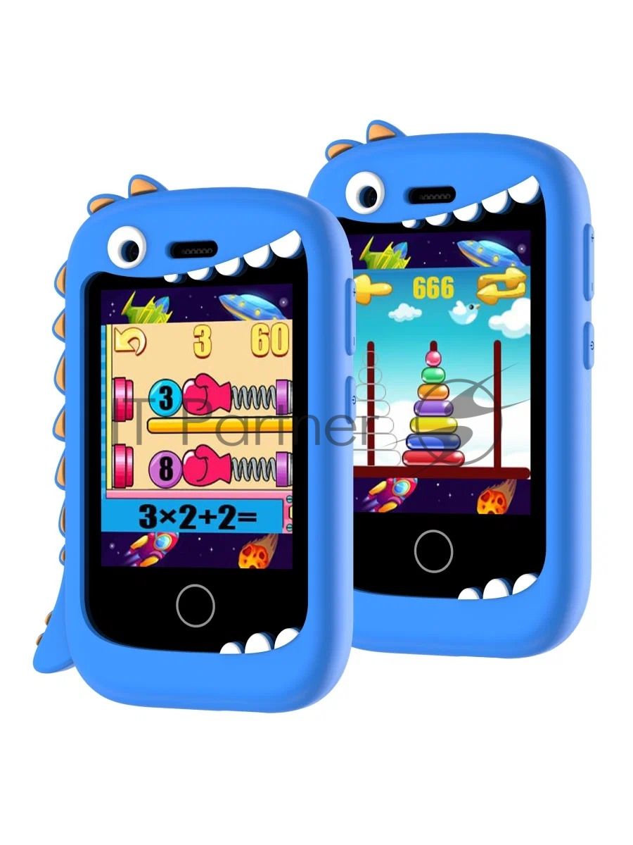 Детский смартфон Elari GamePhone 32Mb, 4Gb, черный/синий